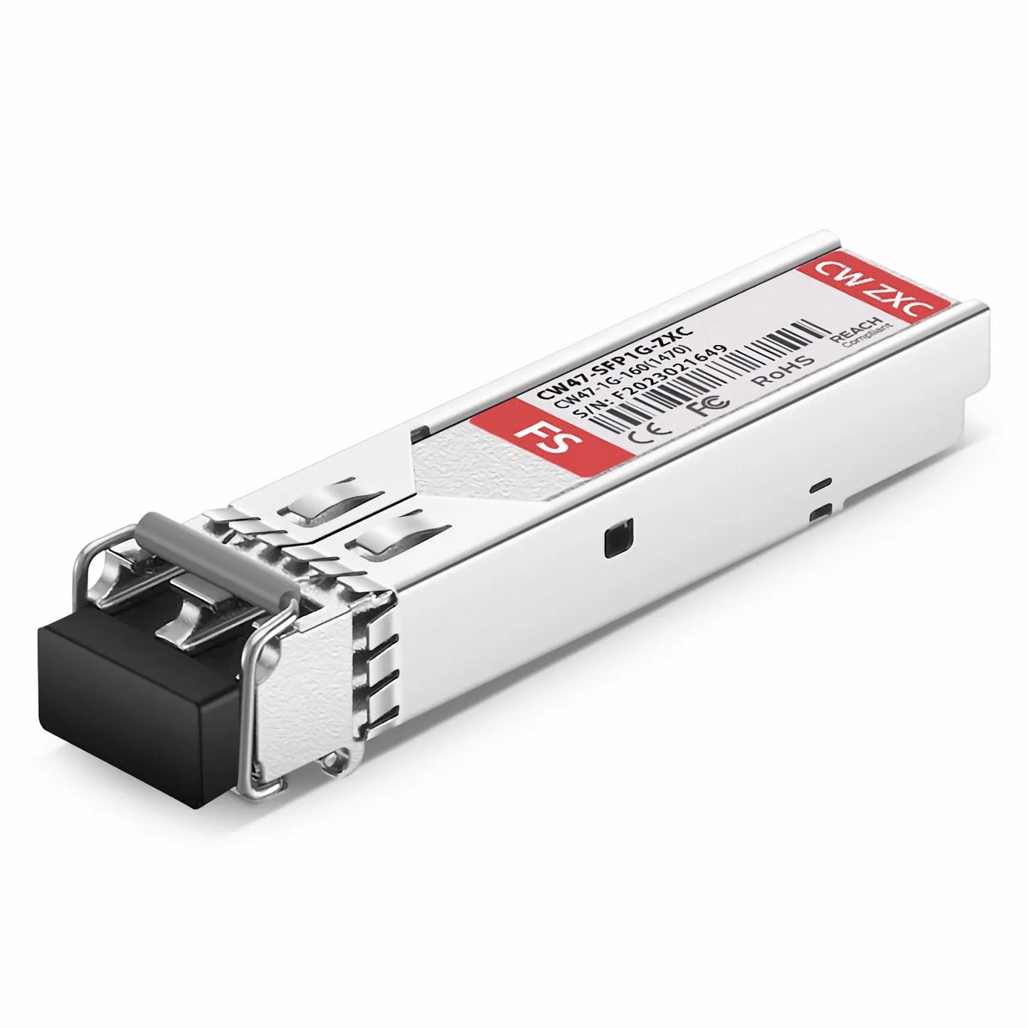 FyberOptix Cisco Compatible SFP 1000BASE-CWDM 1470nm 160km DOM Duplex LC/UPC SMF Optical Transceiver Module for Transmission
