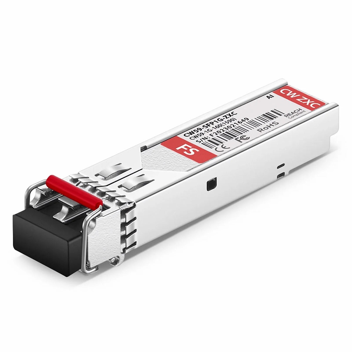 FyberOptix Arista Networks Compatible SFP 1000BASE-CWDM 1590nm 160km DOM Duplex LC/UPC SMF Optical Transceiver Module for Transmission