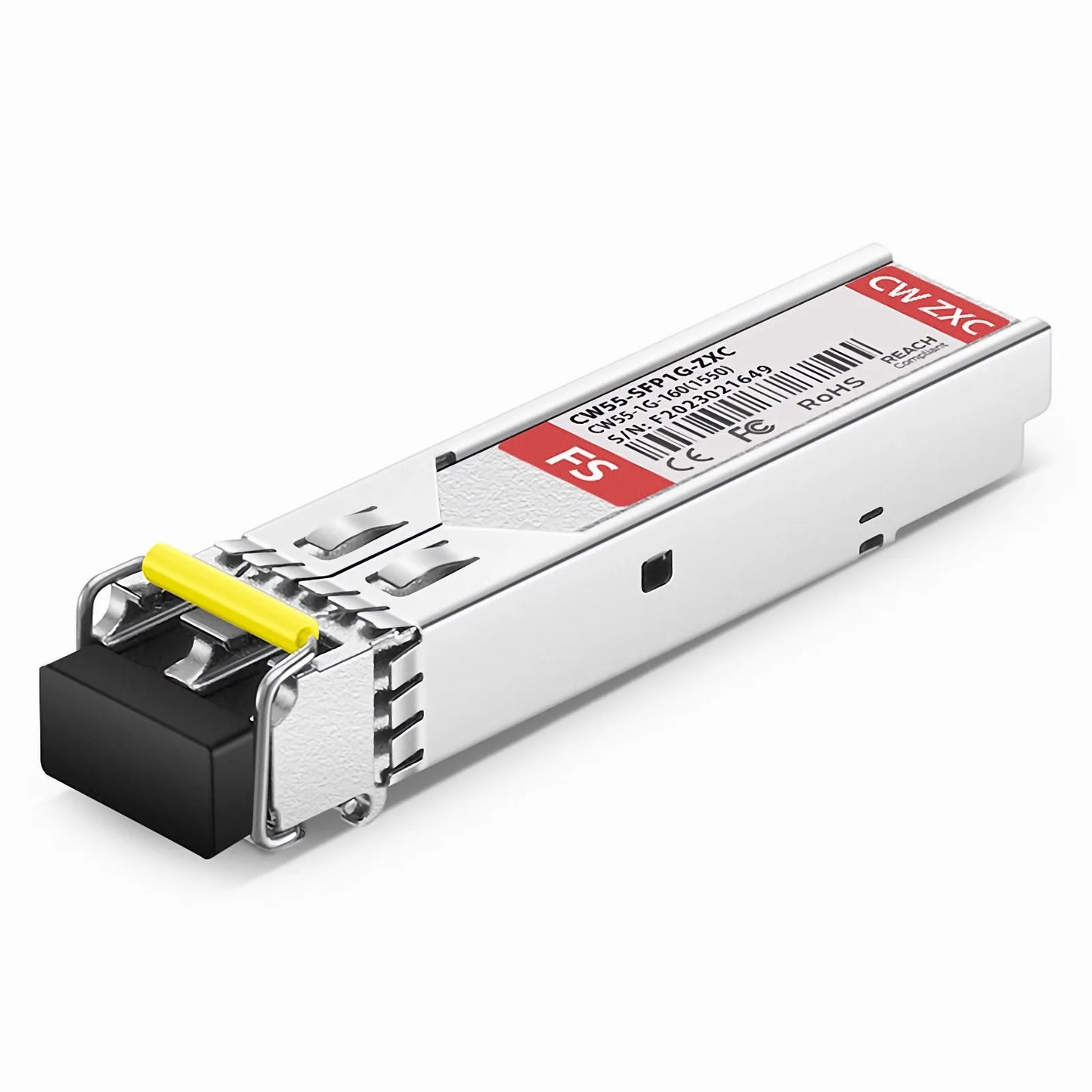 FyberOptix Cisco Compatible SFP 1000BASE-CWDM 1550nm 160km DOM Duplex LC/UPC SMF Optical Transceiver Module for Transmission
