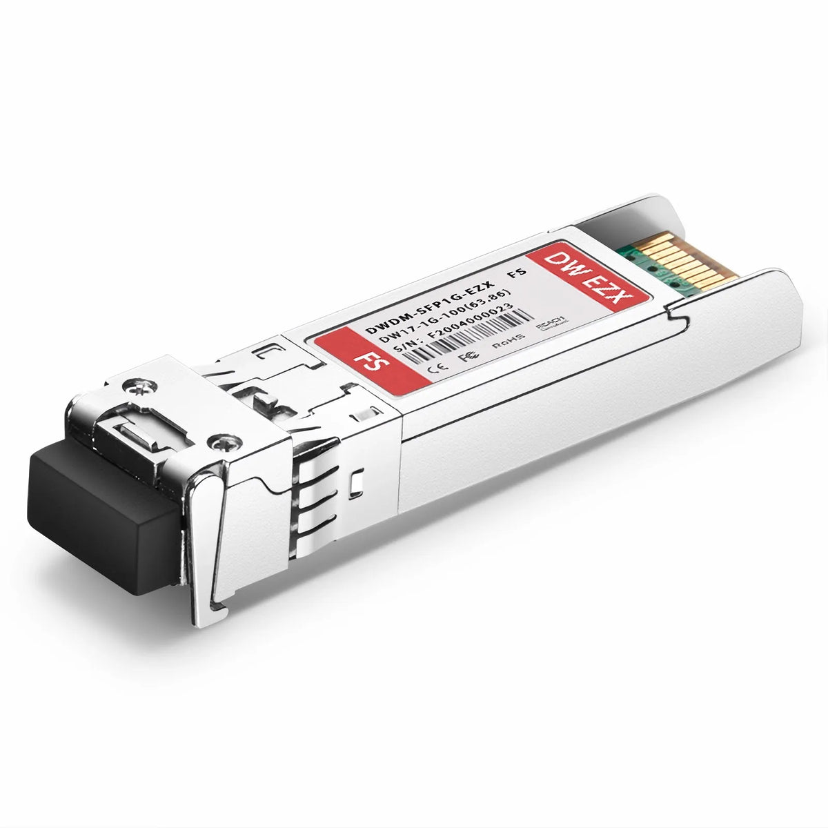 FyberOptix C17 SFP 1000BASE-DWDM 1563.86nm 100GHz 100km DOM Duplex LC/UPC SMF Optical Transceiver Module for Transmission for FS Switches