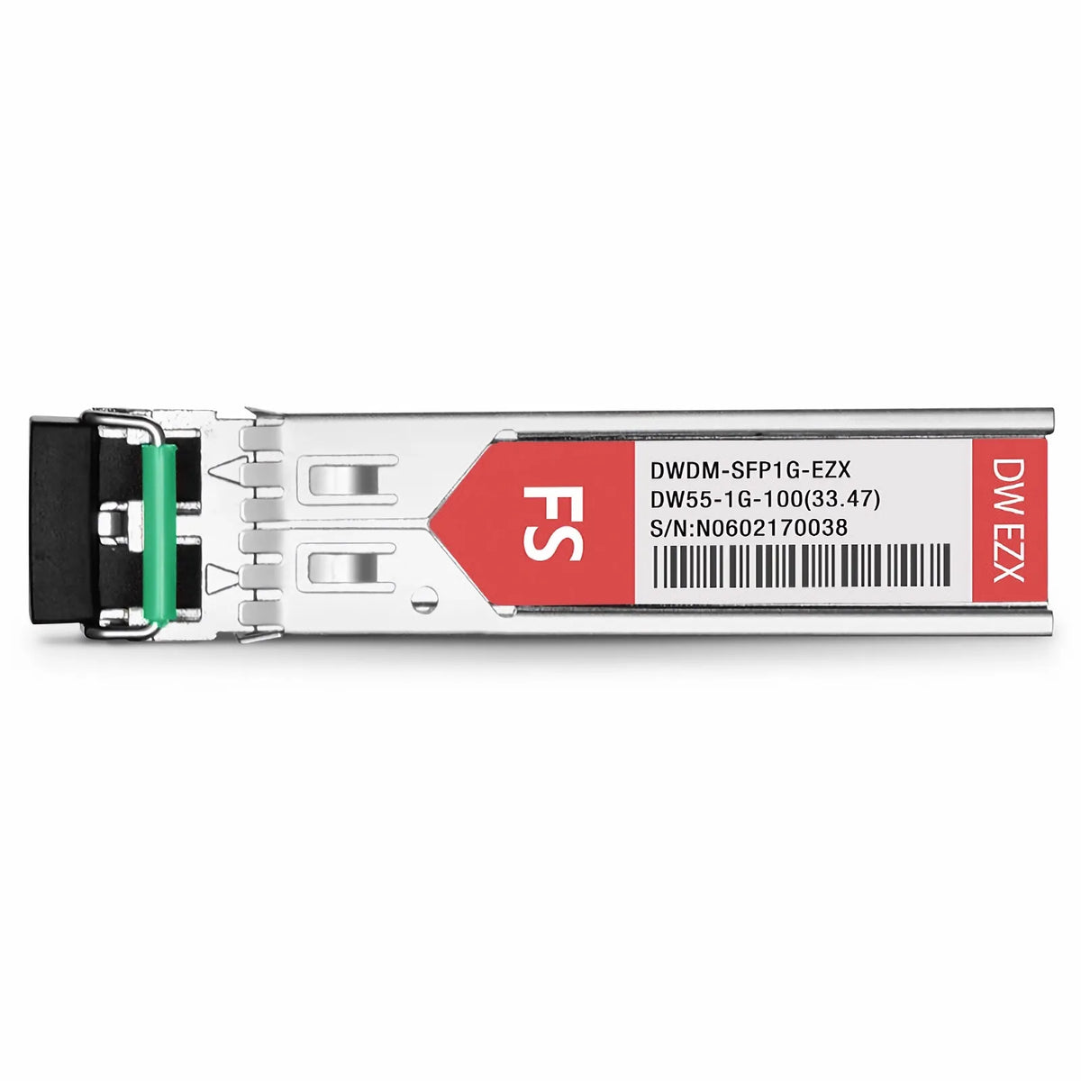 FyberOptix Cisco C55 DWDM-SFP-3347 Compatible SFP 1000BASE-DWDM 1533.47nm 100GHz 100km DOM Duplex LC/UPC SMF Optical Transceiver Module for Transmission