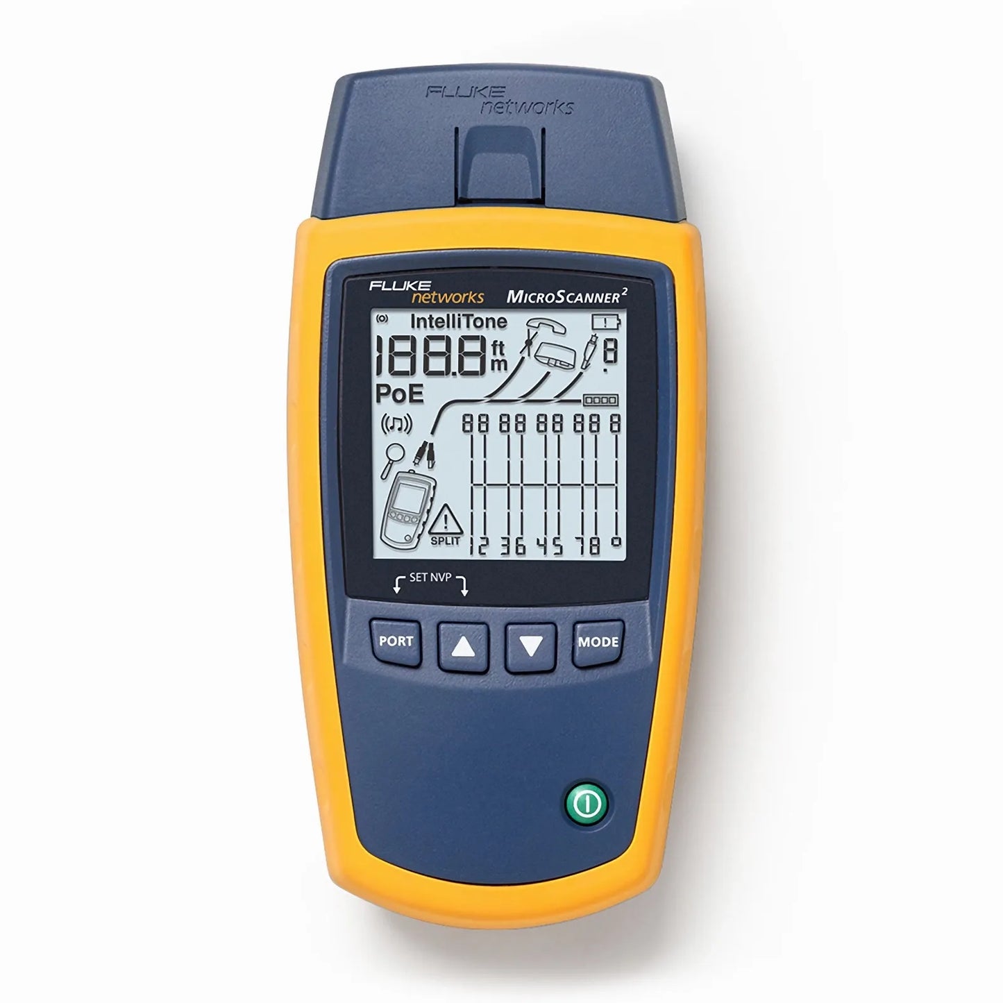 FyberOptix Fluke Networks MS2-100 MicroScanner2 Cable Verifier