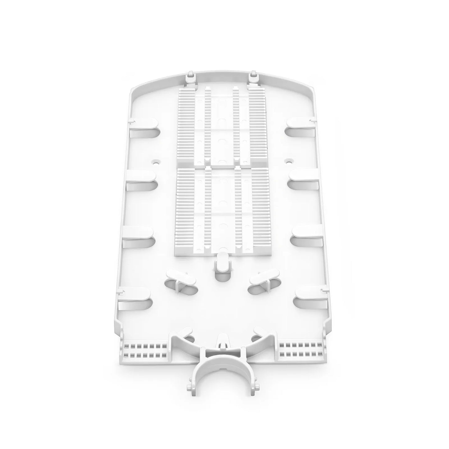 FyberOptix 48 Fibers Fusion Splice Tray for Heat-Shrink Fusion Splices, 0.47" x 5.51" x 12.87", Suitable for FS-S074-1O6R-6-48F