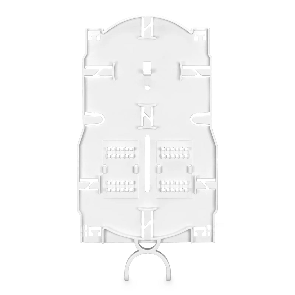 FyberOptix 24 Fibers Fusion Splice Tray for Heat-Shrink Fusion Splices, 0.39" x 4.72" x 8.98", Suitable for FS-S008-1O4R-6-24F, FS-S008R-1O6R-10-24F