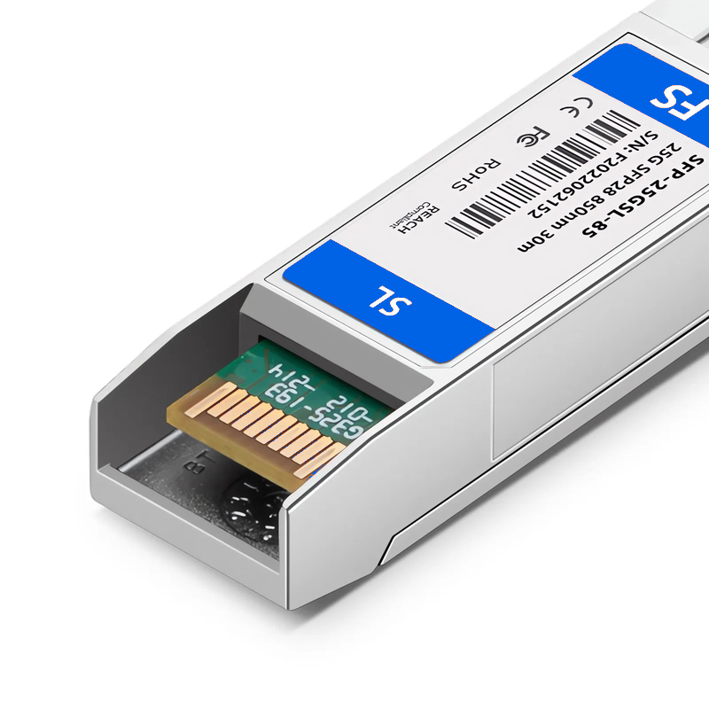 FyberOptix Cisco SFP-25G-SL Compatible 25GBASE-SL SFP28 850nm 30m DOM Duplex LC MMF Optical Transceiver Module