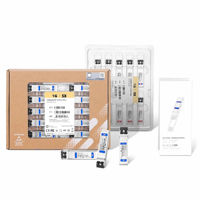 FyberOptix Juniper Networks SFP-1GE-LX-20 Compatible 1000BASE-LX/LH SFP 1310nm 20km DOM Duplex LC/UPC SMF Optical Transceiver Module