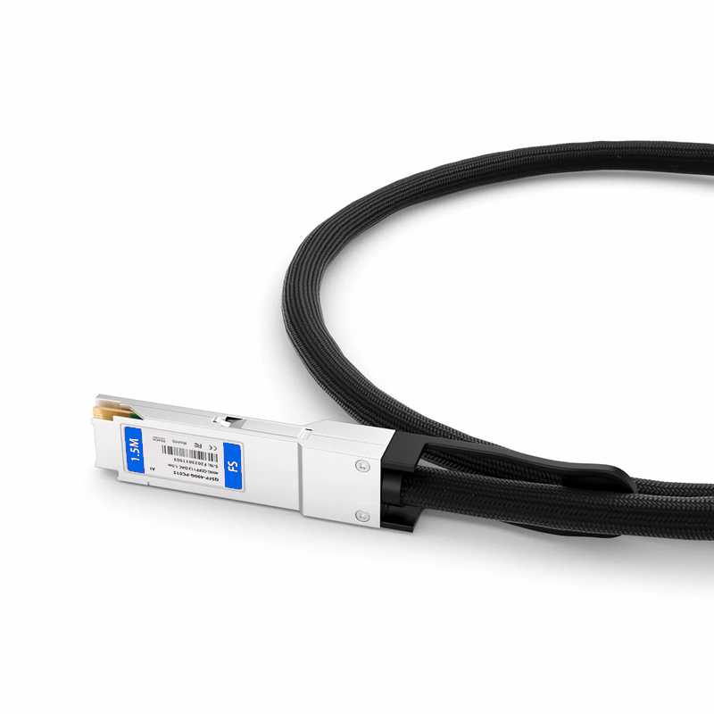 FyberOptix 1.5m (5ft) Arista Compatible 400G QSFP112 4 x 100G PAM4 Passive Direct Attach Copper Twinax Cable