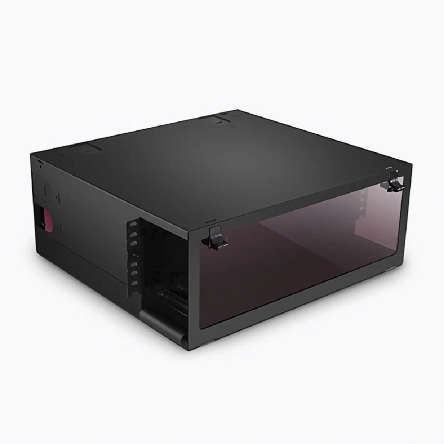 FyberOptix FHDâ„¢ High Density 4U Rack Mount Enclosure Unloaded, Sliding Drawer, Holds up to 12 x FHDâ„¢ Cassettes, Panels or Splice Trays, 432 Fibers (LC)