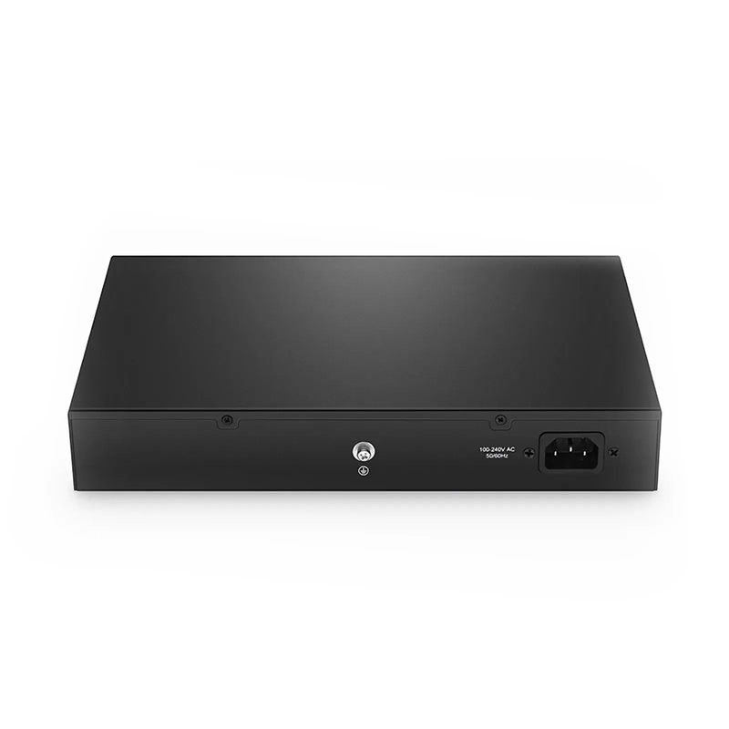 FyberOptix S2500L-24T, 24-Port Gigabit Ethernet L2 Unmanaged Switch, 24 x 10/100/1000M Gigabit RJ45, Fanless, Desktop/Rackmount