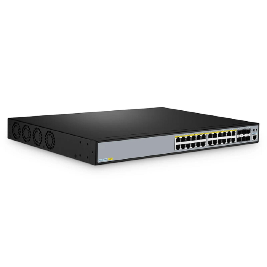 FyberOptix S3260-24MU, 24-Port Ethernet L2+ PoE++ Switch, 24 x 2.5GBASE-T/Multi-Gigabit, with 6 x 10Gb SFP+ Uplinks