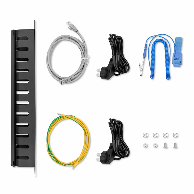 FyberOptix D6000-CH1U, 4 Slots 1U Unloaded Chassis, Support Single-wavelength 100G/400G, Up to 6.4T Capacity, Redundant AC PSUs, Support AmpCon-T/WebGUI Network Management