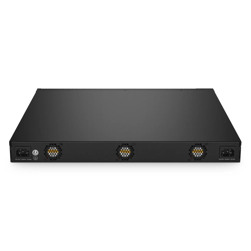 FyberOptix S5440L-48P, 48-Port Gigabit Ethernet L3 PoE+ Switch, 48 x PoE+ Ports @740W, with 6 x 25Gb SFP28 Uplinks, Support VXLAN & MLAG