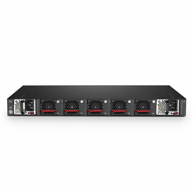 FyberOptix S5570-48X, 48-Port Ethernet L3 Switch, 48 x 10G RJ45, with 6 x 100G QSFP28 Uplinks, PicOS®, Broadcom Trident 3 Chip
