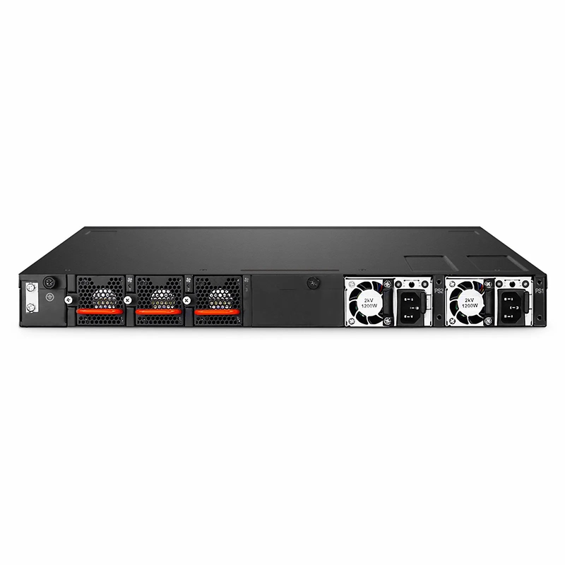 FyberOptix S5870-48T6BC-U, 48-Port Ethernet L3 PoE++ Switch, 48 x PoE++ Ports @1560W, with 4 x 25Gb SFP28 and 2 x 100Gb QSFP28 Uplinks, PicOSA®, Support EVPN-VXLAN, MLAG & Perpetual PoE, Broadcom Chip