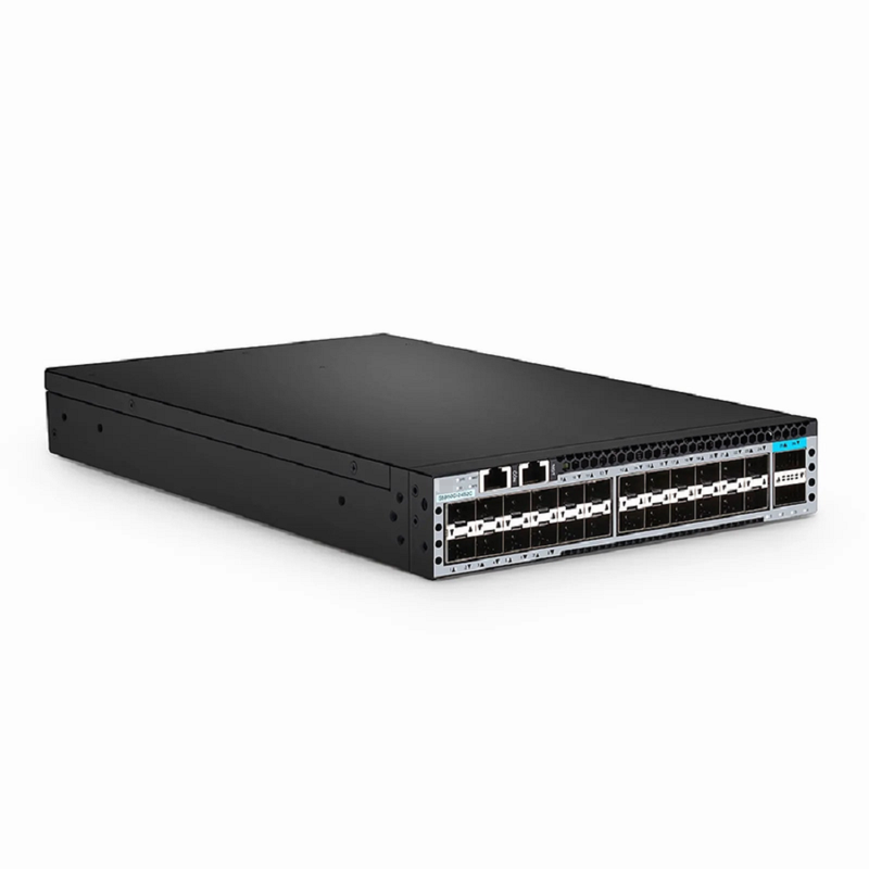 FyberOptix S5850C-24S2C, 24-Port Ethernet L3 Half-width Switch, 24 x 10Gb SFP+, with 2 x 100Gb QSFP28 Uplinks, AV over IP, Support MLAG