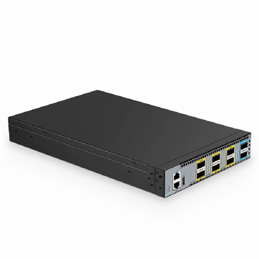 FyberOptix S8550-6Q2C, 8-Port Ethernet L3 Half-Width Switch, 6 x 40Gb QSFP+, with 2 x 100G QSFP28, Support MPLS&MLAG