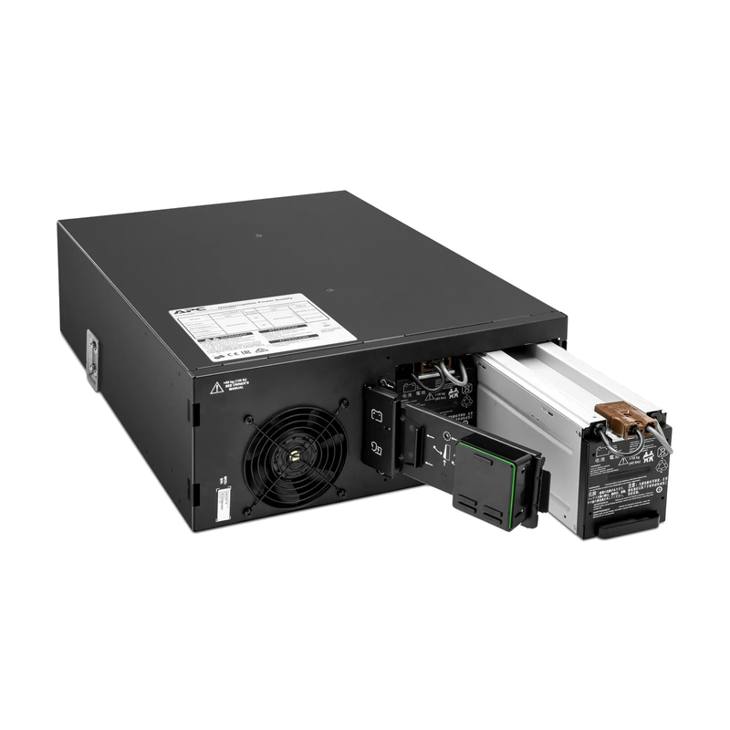 FyberOptix APC Smart-UPS On-line, 6kVA/6kW, 208V, 2 x L6-20R & 3 x L6-30R NEMA Outlets, Network Card & SmartSlot, 2 Replaceable Battery Modules Included, Rack 4U/Tower Convertible