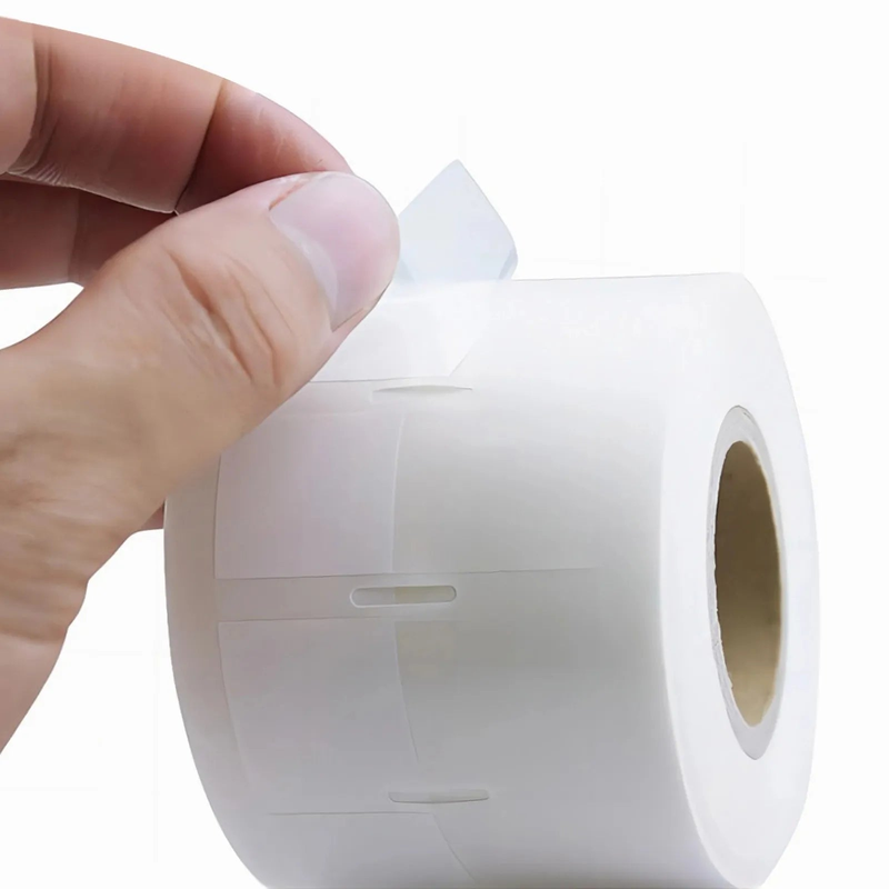 FyberOptix 0.75in.H x 1.75in.W Printable Self-laminating Labels, PET, White, 500Labels/Roll
