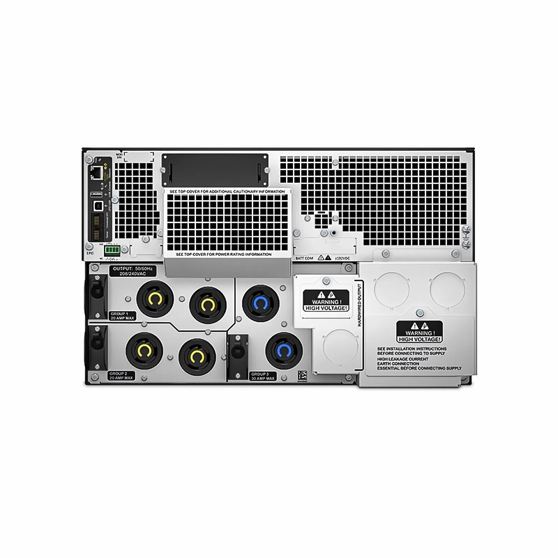 FyberOptix APC® Smart-UPS On-Line 10000VA/10000W Rackmount 6U UPS, 4x L6-20R+2x L6-30R NEMA Outlets, Network Card+SmartSlot and 1 Backup Battery Included