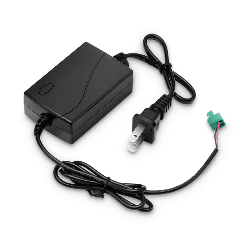 FyberOptix Mini Industrial 1x 10/100/1000Base-T RJ45 to 1x 1000Base-X Multimode ST 850nm 550m Gigabit Ethernet Media Converter, American Plug Standard
