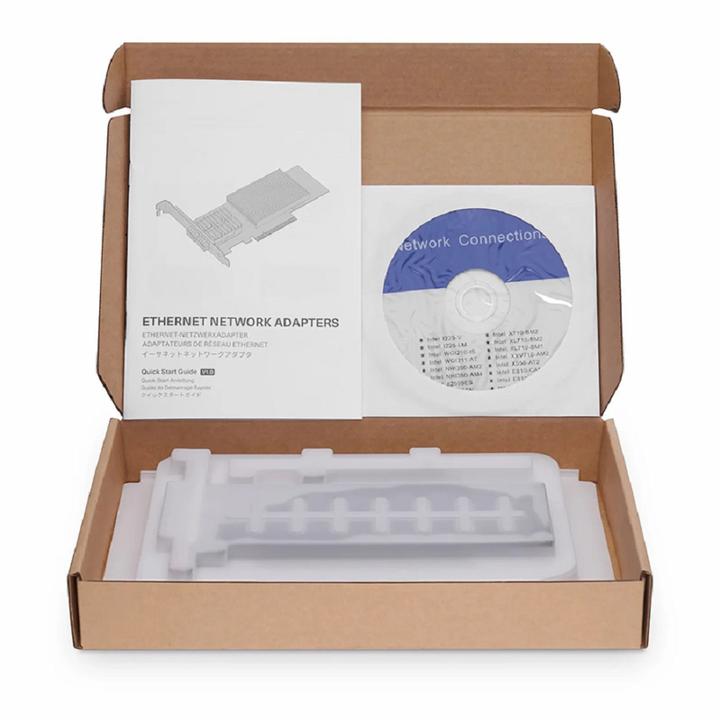 FyberOptix Intel E810-XXVAM2 Based Ethernet Network Interface Card, 25G Dual-Port SFP28, PCIe 4.0 x 8, Comparable to Intel E810-XXVDA2, Full Height&Low Profile