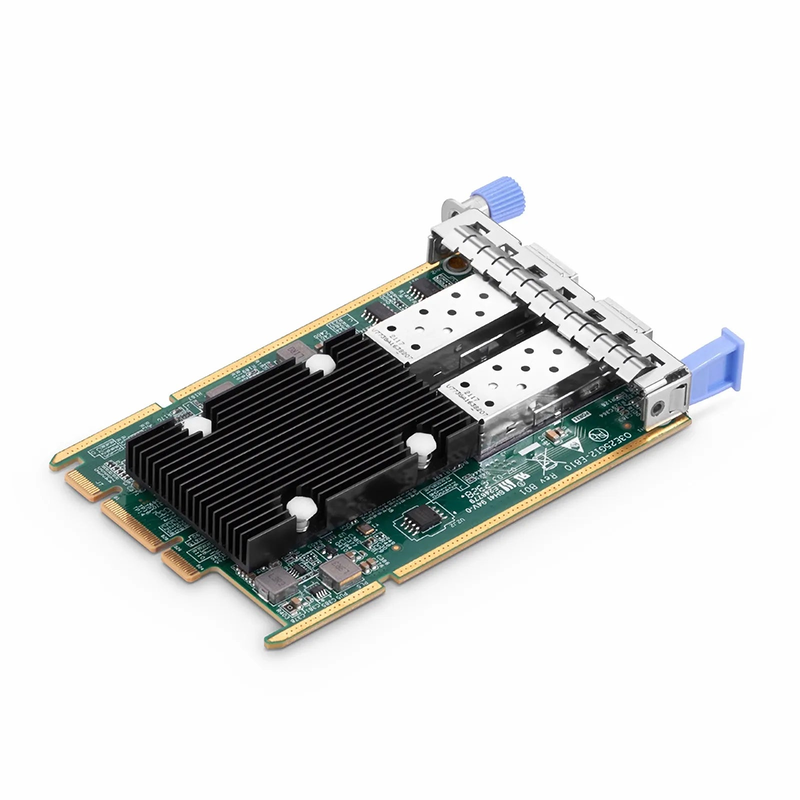 FyberOptix Intel E810-XXVAM2 Based Ethernet Network Interface Card, 25G Dual-Port SFP28, OCP 3.0, PCIe 4.0 x 8 , Comparable to Intel E810-XXVDA2 OCP 3.0, Thumbscrew (Pull-tab) Bracket