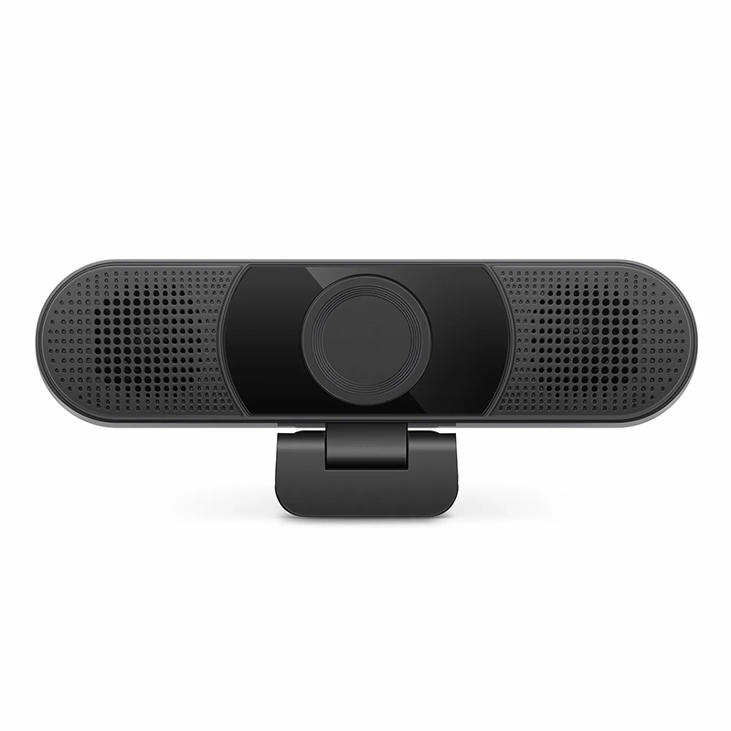 FyberOptix FC270S Full HD 1080p Webcam for Personal Video Calling and Conference, with 4 Microphones & 2 Speakers, USB Plug and Play