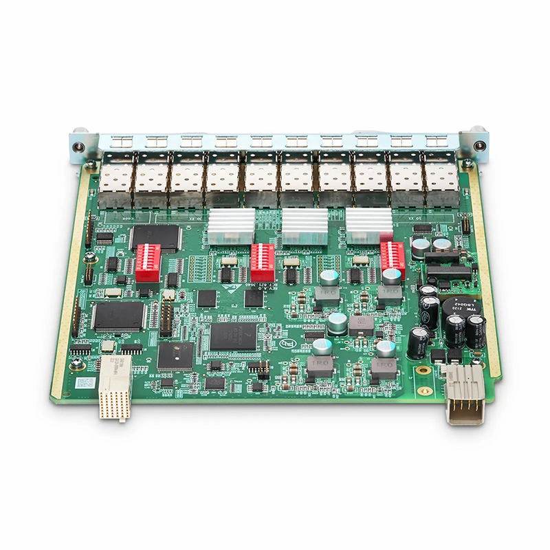 FyberOptix MS8100 OTU10, 5 Channels WDM Transponder (Converter), 10 SFP/SFP+ Slots, with Multi-service Multi-rate 2-way OCP Protection
