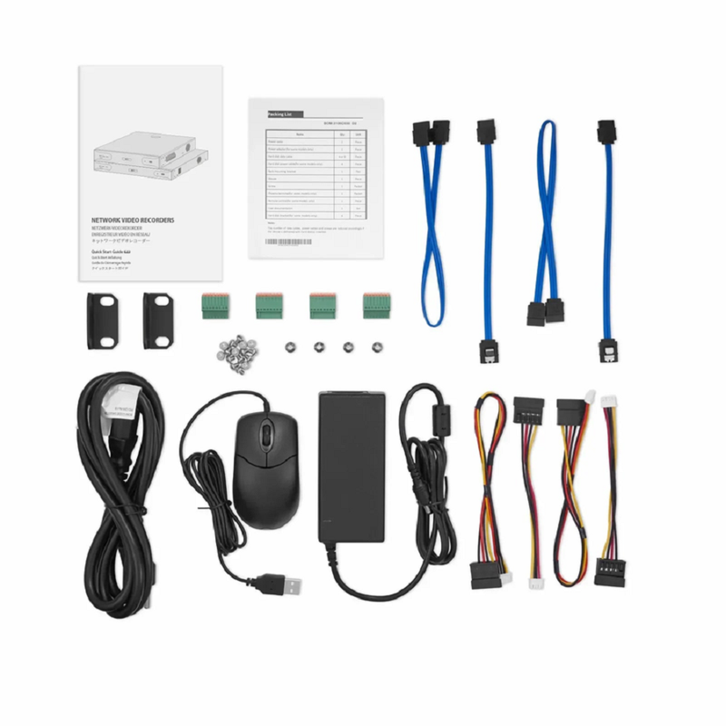 FyberOptix NVR204-32C, 32-Channel Network Video Recorder, Record 32CH 4K@30fps, Live View/Playback 2CH 4K@30fps, Supports up to 4x8TB Hard Drive (Not Included)