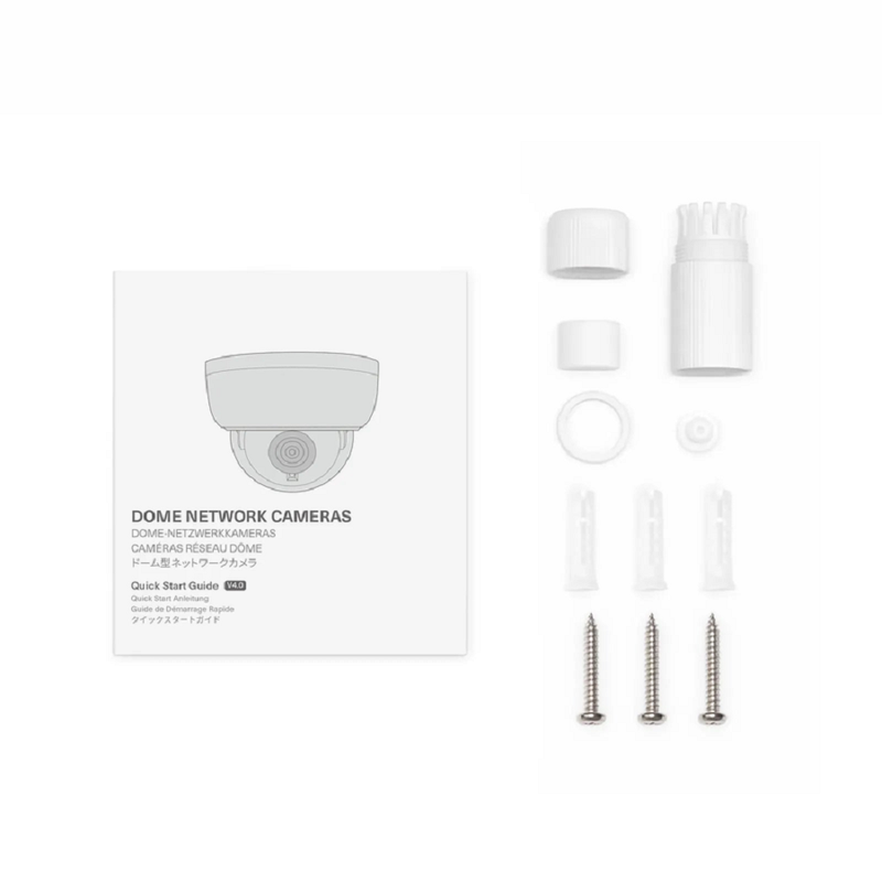 FyberOptix IPC101-5M-D, Super HD 5MP Dome Network Camera, 98ft Night Vision, IP67 & IK10 Vandal Resistant, PoE Network Camera with Fixed 2.8mm Lens