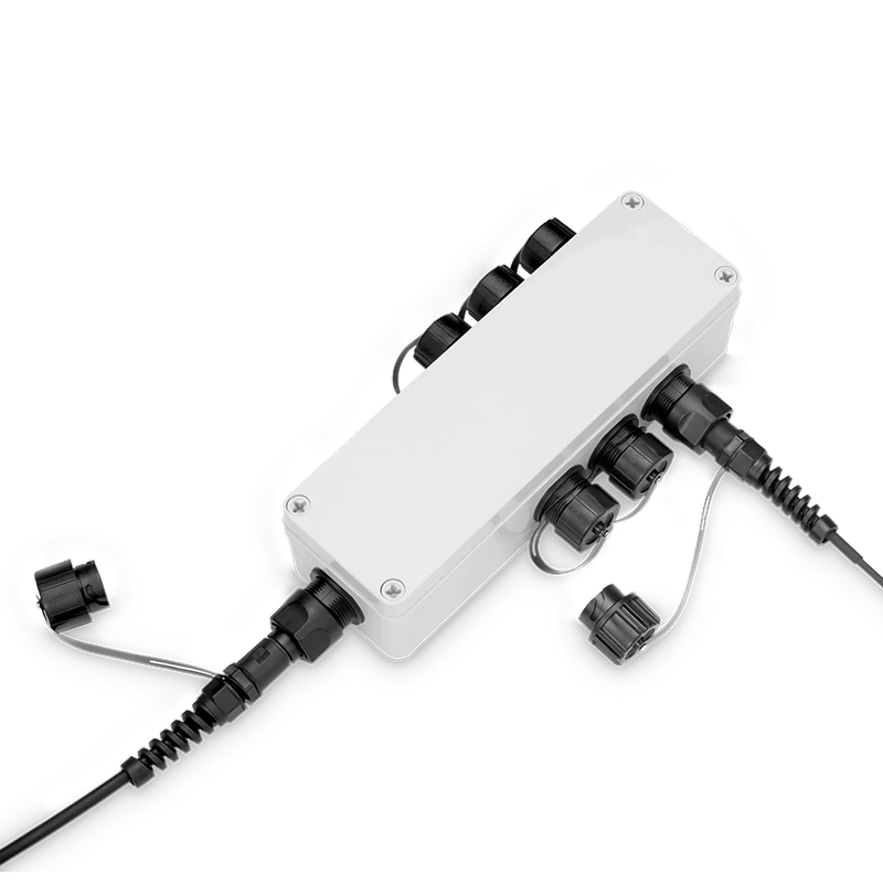 FyberOptix FTTA Waterproof MTP-12 to 6 x LC Duplex OS2 Fiber Optical Distribution Box