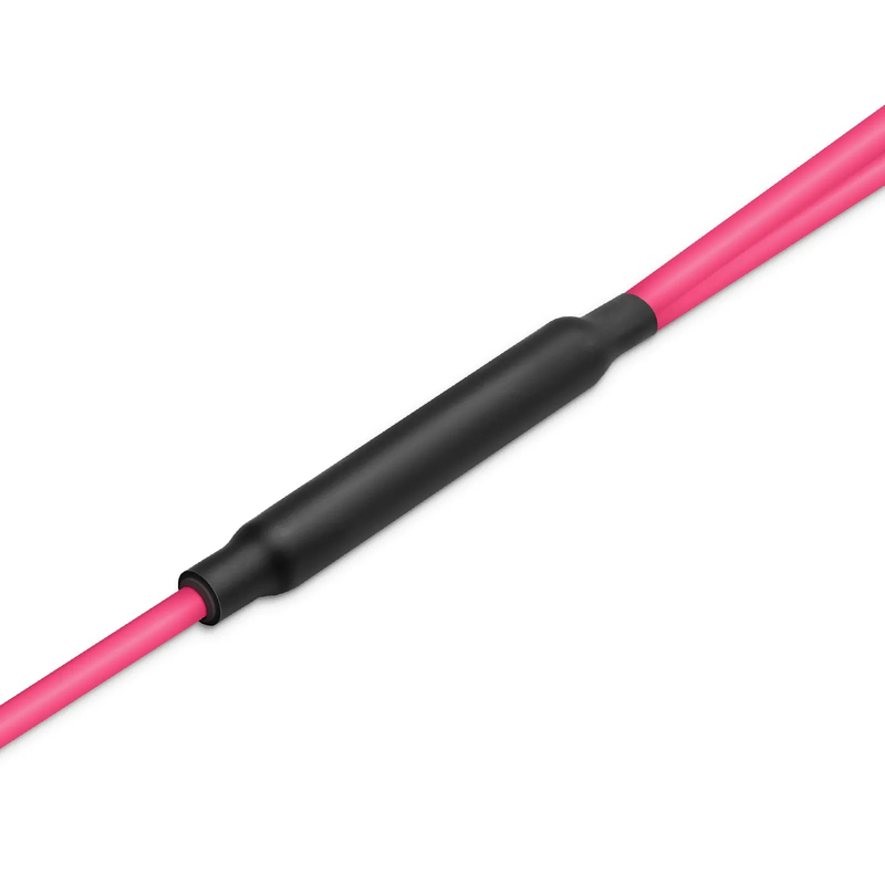 FyberOptix 1m (3ft) MTP® Breakout Cable, MTP®-16 APC (Female) to 2 x MTP®-8 UPC (Female), 16 Fibers, Multimode (OM4), Dual Rated (OFNR/LSZH), 0.35dB Max, Crossover, Magenta