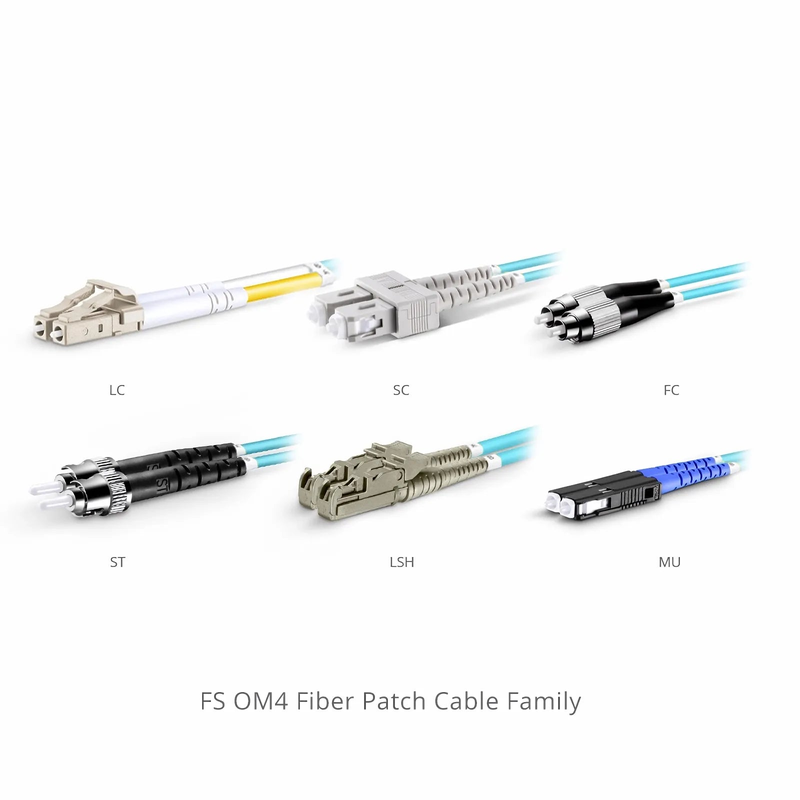 FyberOptix 2m (7ft) Fiber Patch Cable, 2 Fibers, SC UPC Duplex to SC UPC Duplex, Multimode (OM4), Riser (OFNR), 1.6mm, Tight-Buffered, Aqua