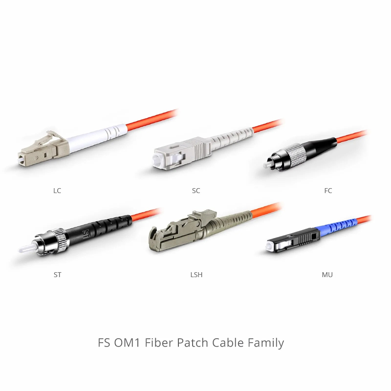 FyberOptix 3m (10ft) Fiber Patch Cable, 1 Fiber, G.651, LC UPC Simplex to LC UPC Simplex, Multimode (OM1), Riser (OFNR), 2.0mm, Tight-Buffered, Orange