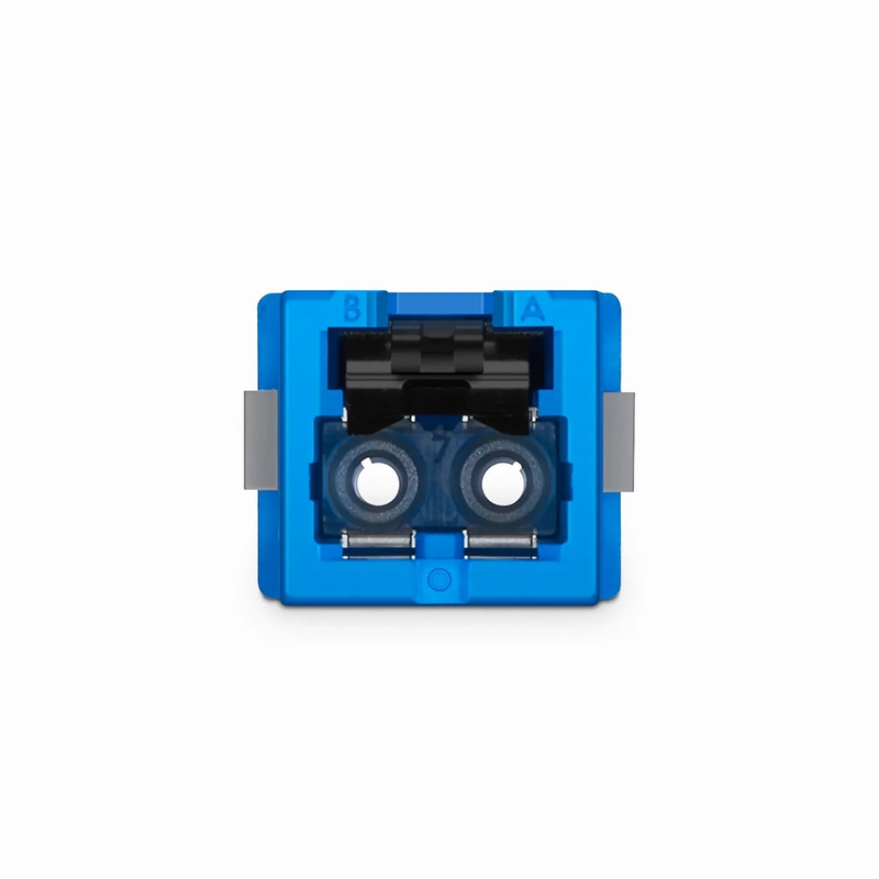 FyberOptix CSâ„¢/UPC to CSâ„¢/UPC Single Channel (2F) OS2 Single Mode Plastic Fiber Optic Adapter/Coupler without Flange