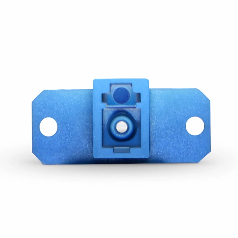 FyberOptix LC/UPC Female to SC/UPC Female Hybrid Simplex OS2 Single Mode Plastic Fiber Optic Adapter/Coupler with Flange