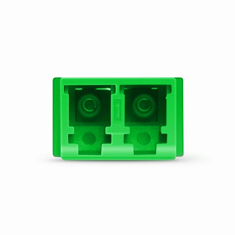 FyberOptix LC/APC to LC/APC Duplex OS2 Single Mode SC Footprint Plastic Fiber Optic Adapter/Coupler without Flange (10pcs/pack)