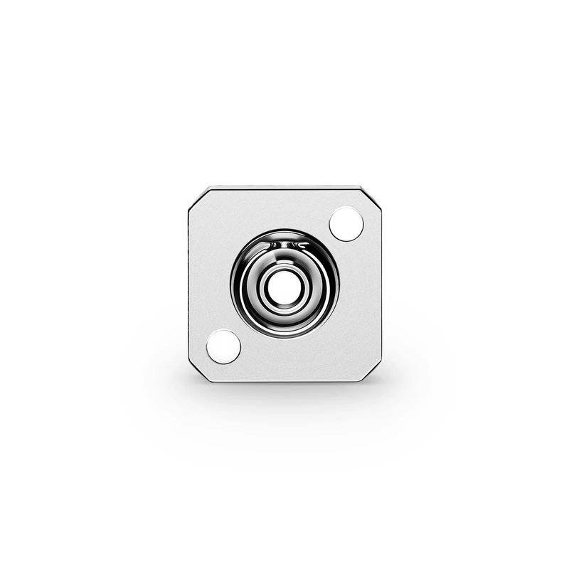 FyberOptix FC/APC to FC/APC Simplex OS2 Single Mode Square Solid Type One Piece Metal Fiber Optic Adapter/Coupler with Flange (10pcs/pack)