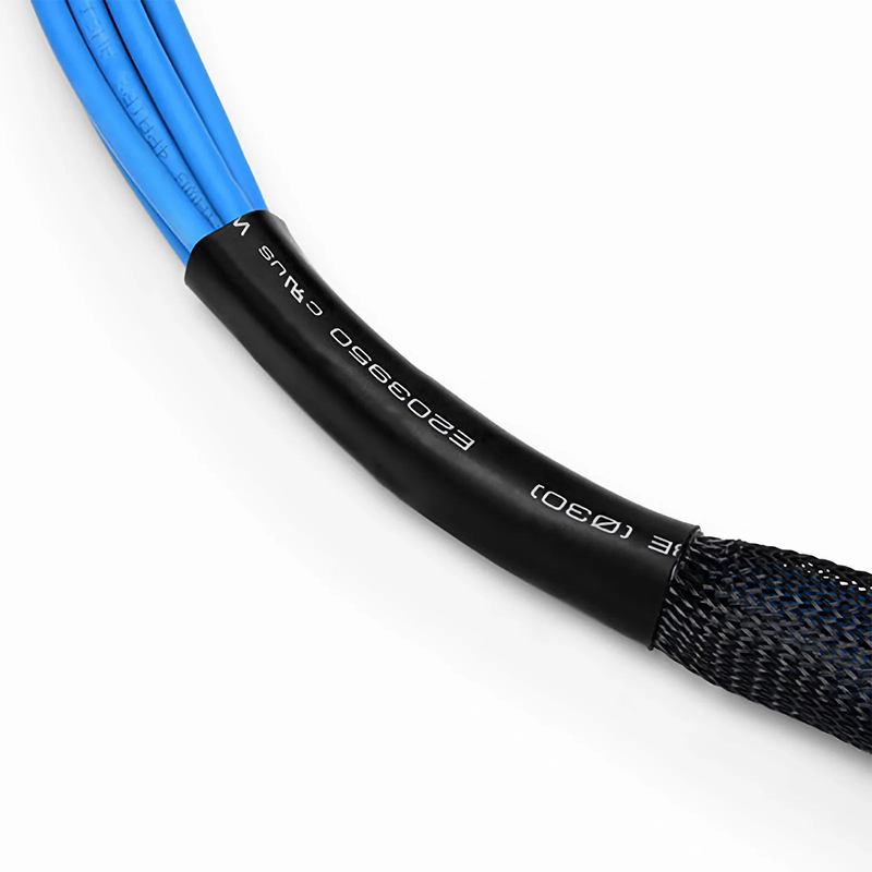 FyberOptix 10ft (3m) 6 Plug to 6 Plug Cat5e Unshielded (UTP) PVC CMR Pre-Terminated Copper Trunk Cable