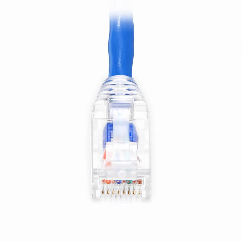 FyberOptix 6ft (1.8m) Cat5e Snagless Unshielded (U/UTP) PVC CM Ethernet Patch Cable, Blue