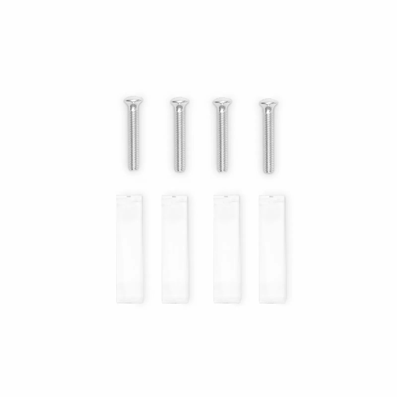 FyberOptix Dual-Gang MOS Faceplate Frame, White