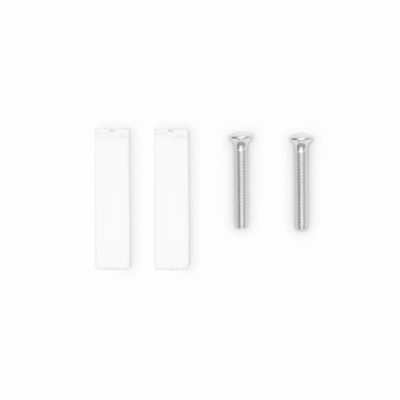 FyberOptix Single-Gang MOS Faceplate Frame, White