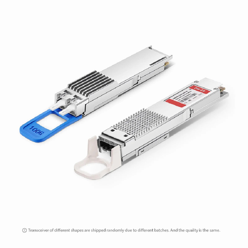 FyberOptix Extreme C21 C22 Compatible QSFP28 100G DWDM PAM4 80km (Require EDFA and TDCM) DOM Duplex CS/UPC SMF Optical Transceiver Module for Transmission