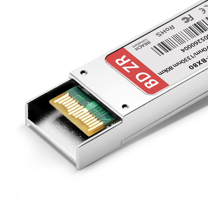 FyberOptix Cisco XFP-10G-BX80U Compatible 10GBASE-BX XFP BiDi 1270nm-TX/1330nm-RX 80km DOM Simplex LC SMF Optical Transceiver Module