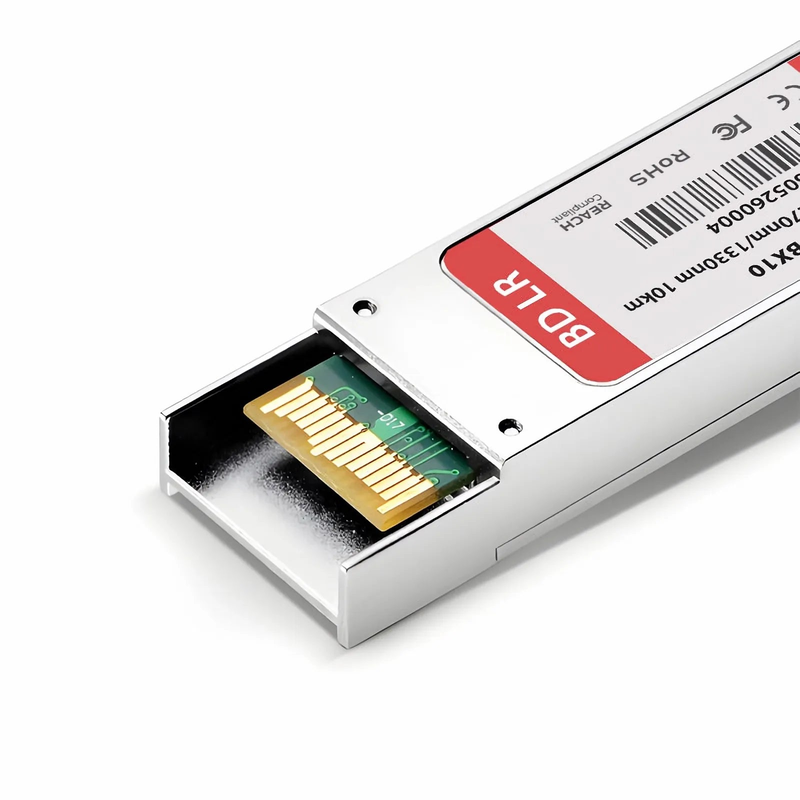 FyberOptix Cisco XFP-10G-BXU Compatible 10GBASE-BX XFP BiDi 1270nm-TX/1330nm-RX 10km DOM Simplex LC SMF Optical Transceiver Module