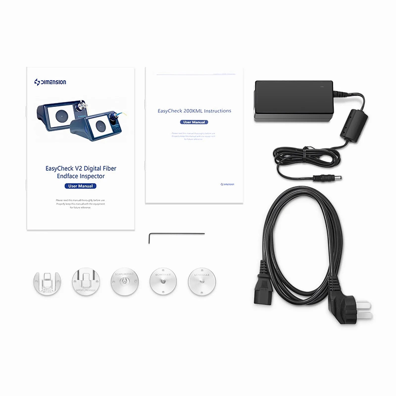 FyberOptix Customized EasyCheck V2 Digital Fiber Endface Inspector for Transceivers, 200X