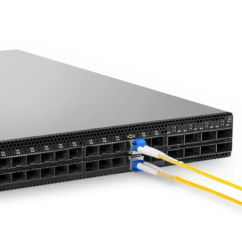 FyberOptix NVIDIA/Mellanox MMA2L20-AR Compatible 25GBASE-LR SFP28 1310nm 10km Duplex LC/UPC SMF DOM Ethernet Optical Transceiver Module
