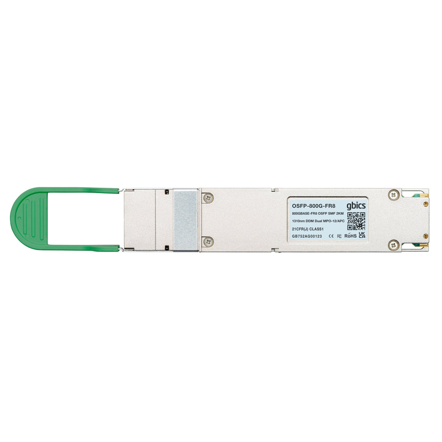 OSFP-2X400G-FR4-P Juniper Compatible 800GBASE-FR8 800GBASE 2 × FR4 QSFP-DD PAM4 1310nm 2km DOM Dual Duplex LC/UPC SMF Optical Transceiver Module