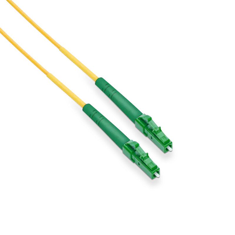 2m (7ft) LC APC to LC APC Simplex OS2 Single Mode LSZH 2.0mm Fiber Optic Patch Cable SFPS