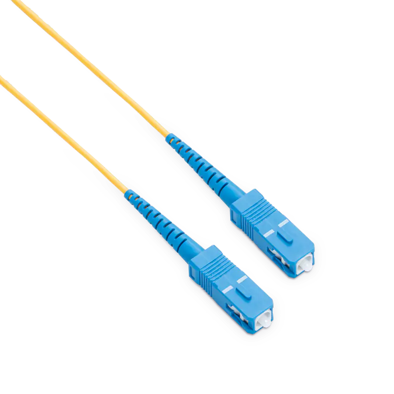 1m (3ft) SC UPC to SC UPC Simplex OS2 Single Mode LSZH 2.0mm Fiber Optic Patch Cable SFPS